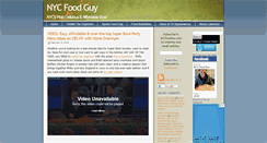 Desktop Screenshot of nycfoodguy.com